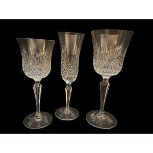 Wedgwood Majesty Crystal Wine Glasses White Red Champagne Beautiful Crystal